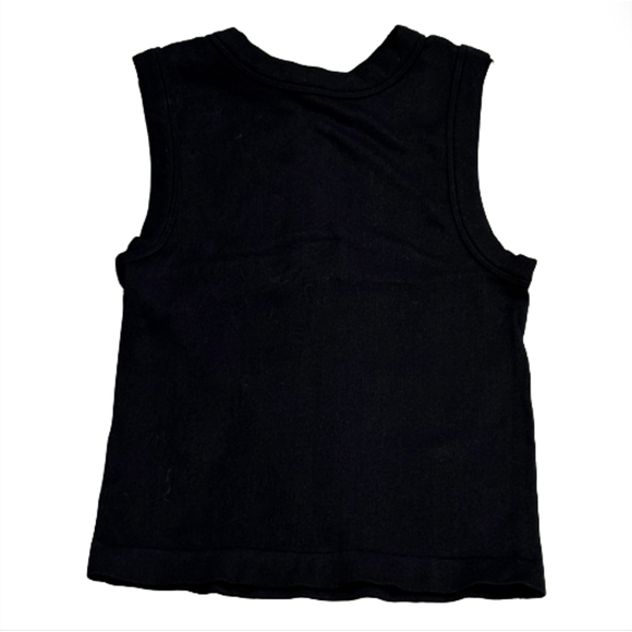 🔥Simple Ribbed High Neck Cropped Tank - Picture 1 of 1